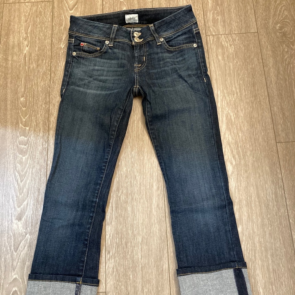 Hudson Ginny Crop Straight with cuff Stella 25 Like New